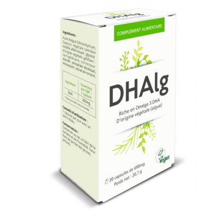 DHAlg : apport en oméga 3 certifié vegan